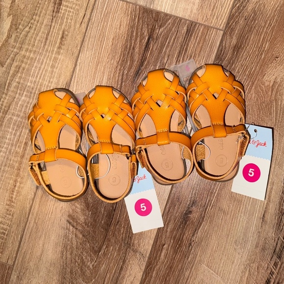 2 Cat & Jack Toddler Ella Sandals | Cognac Size 5T | NWT - Picture 2 of 3